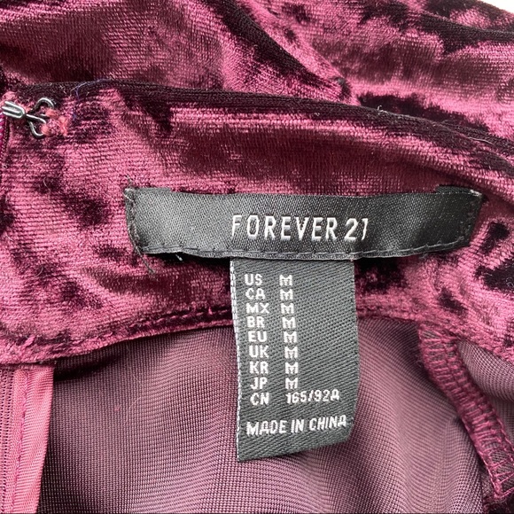Forever 21 Velvet Dress - Picture 4 of 6